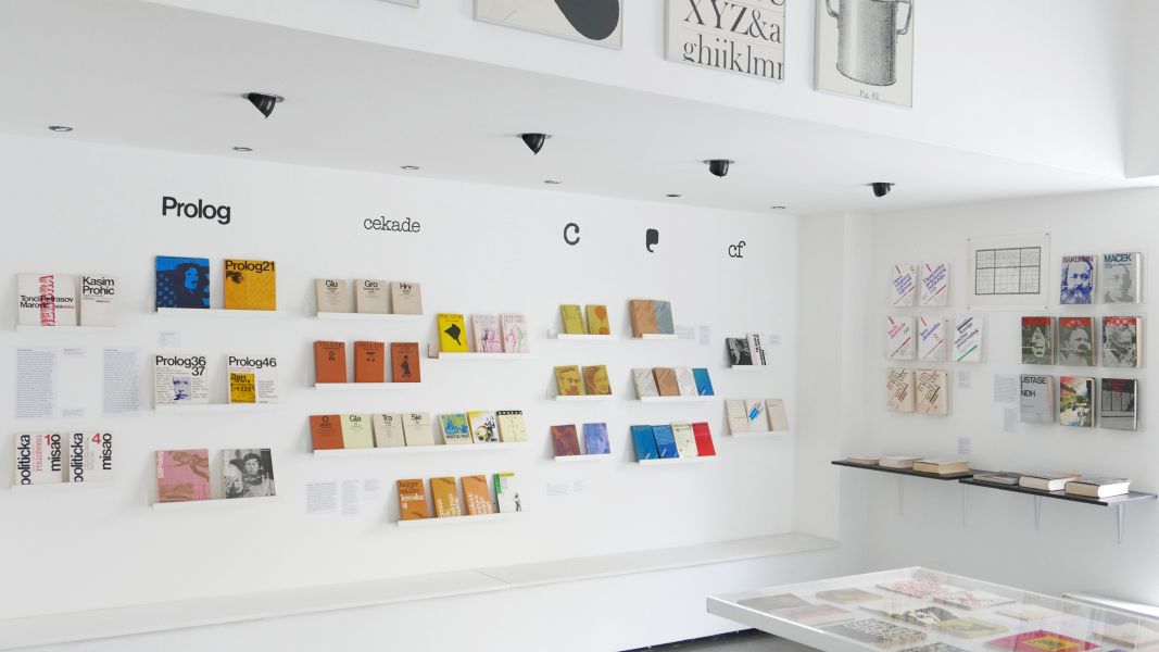 Exhibition of Mihajlo Arsovski’s book and periodical design at the HDD Zagreb, 2019